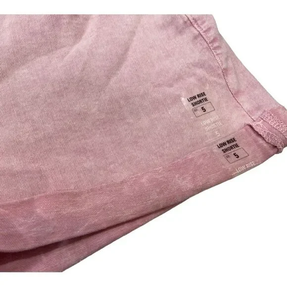 NWT SO Size 5 Pink Low Rise Favorite 2.5 inch inseam Shorties - Picture 6 of 8